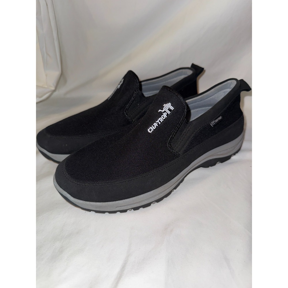 CNA Trop Orthopedic Men's Sneakers 47 Eu Black Low Top Slip On Hiking Shoes